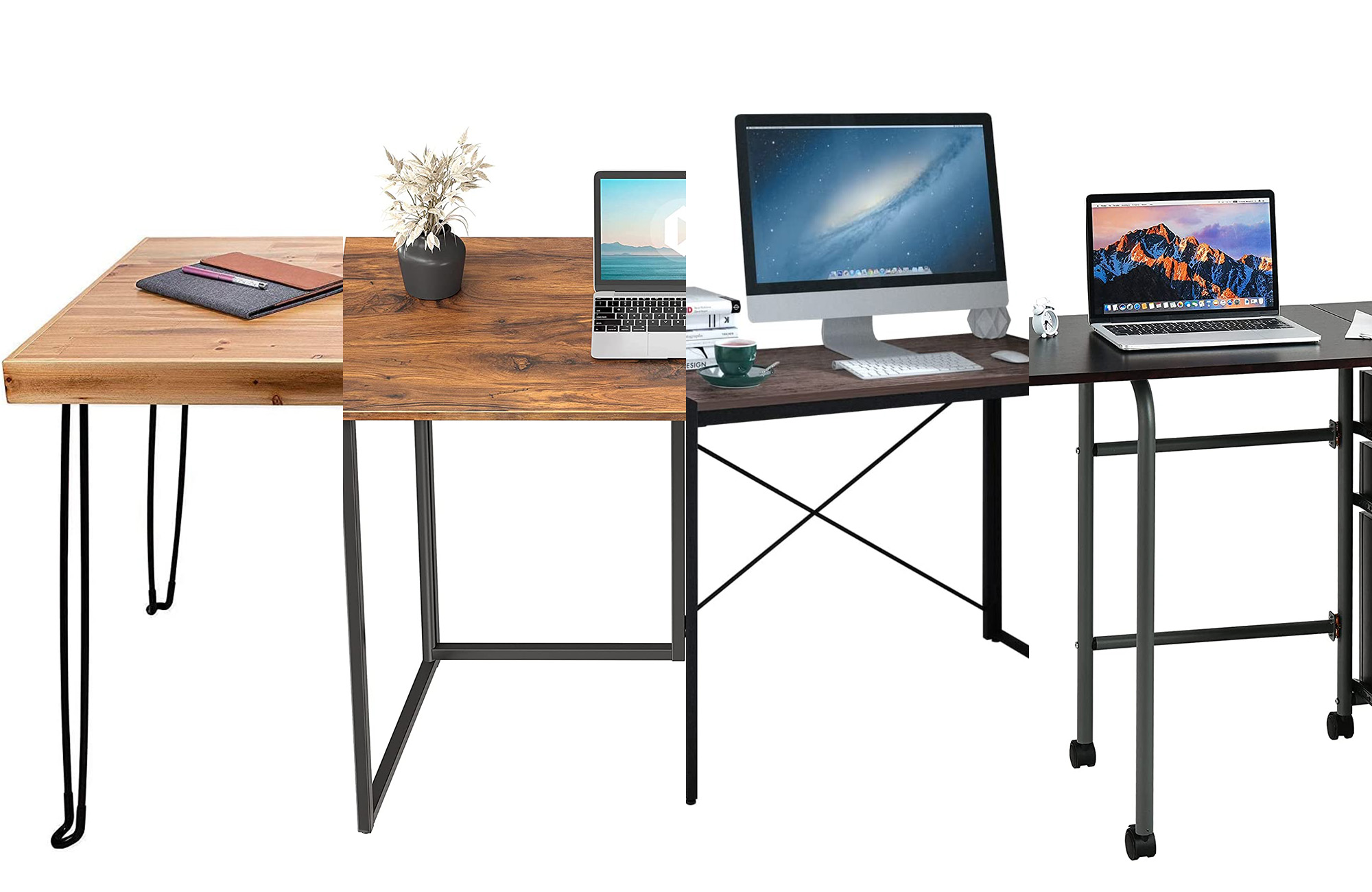 A lineup of the best folding desks