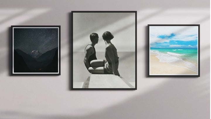 The scientifically best way to create a photo gallery wall