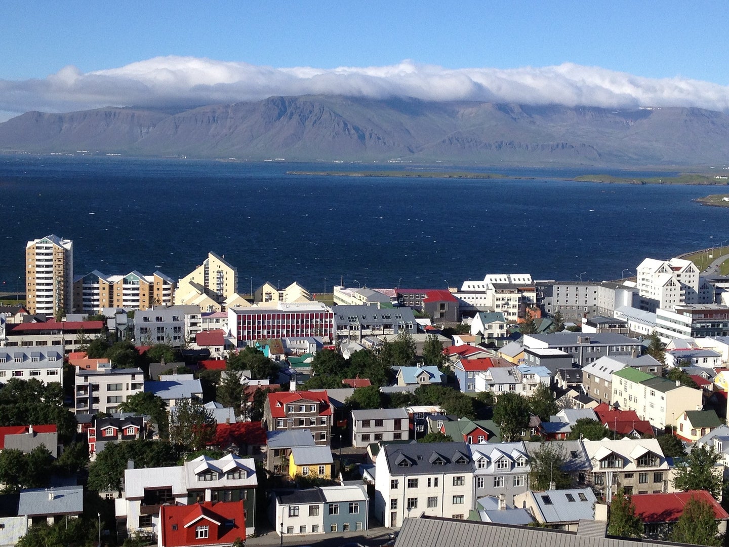 Iceland is one of a few countries that has taken on the degrowth ideal of measuring social wellbeing over GDP growth. 