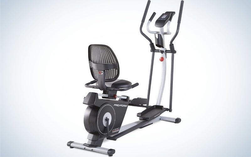 The ProForm Hybrid Trainer gets our vote for best elliptical.