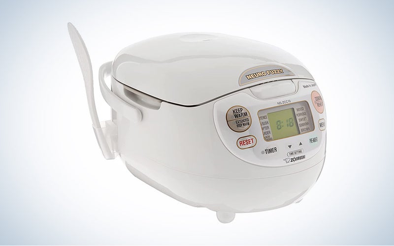 The Zojirushi Neuro Fuzzy Rice Cooker is our pick for the best rice cooker for sushi.