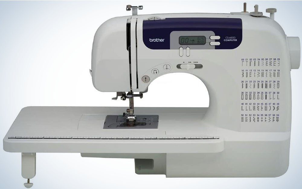 The Brother CS6000i Sewing and Quilting Machine is the best overall.