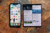 Samsung Galaxy Z Fold 2 compared to iPhone 12 Pro Max