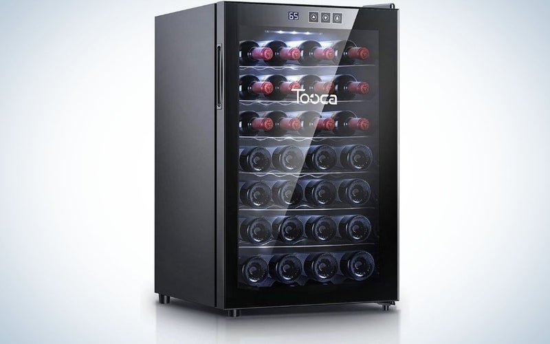 The TOOCA Wine Mini Refrigerators is the best thermoelectric wine chiller.