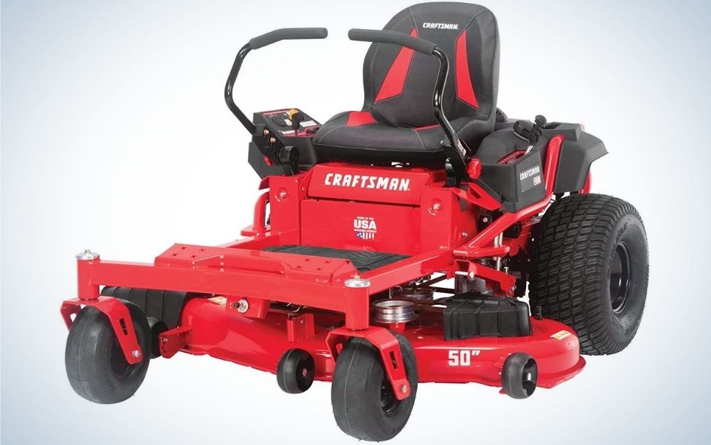 The Craftsman 50-Inch Hydrostatic is the best zero-turn mower for comfort seekers.