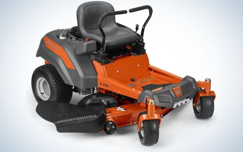 The Husqvarna Z254 is the best zero-turn mower for homeowners with large yards.