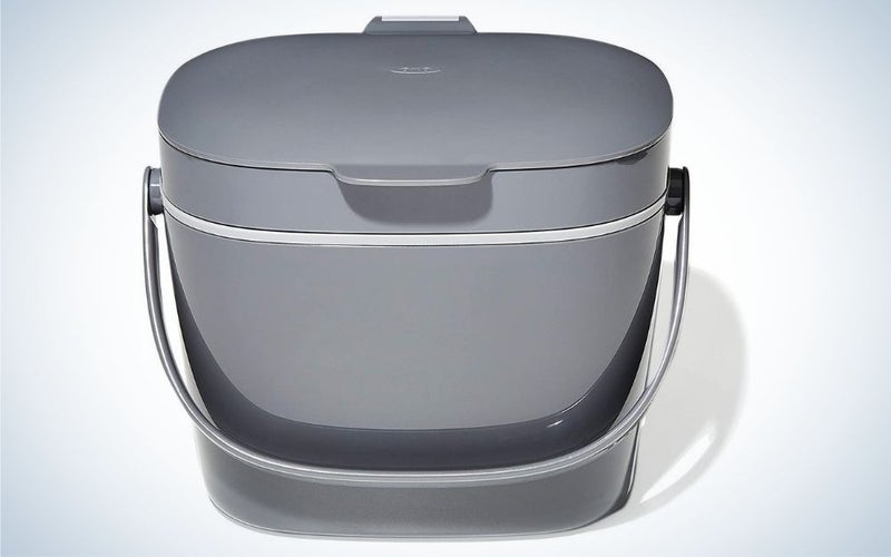 The NEW OXO Good Grips compost bin is the best for apartment dwellers.