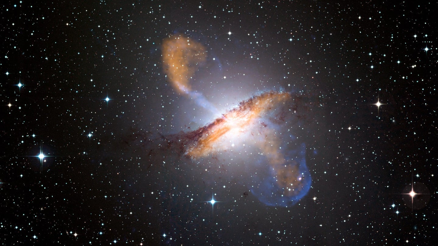 Black hole jets got some stellar glam shots thanks to this giant telescope