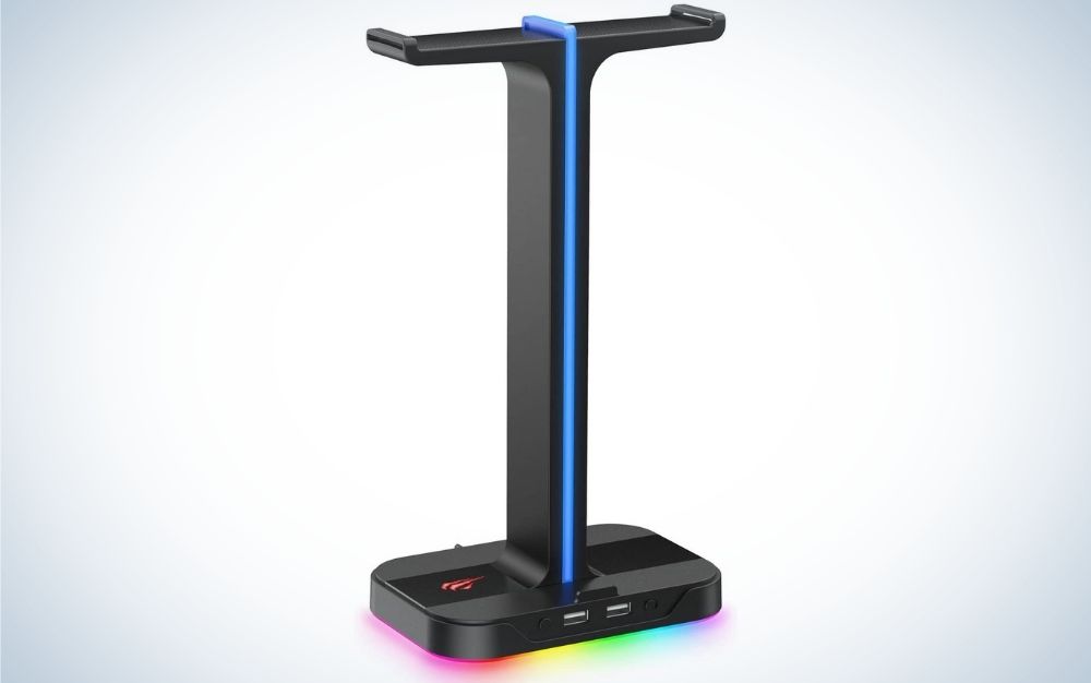 The Havit RGB Dual Gaming Headphone Stand is the best for kids.