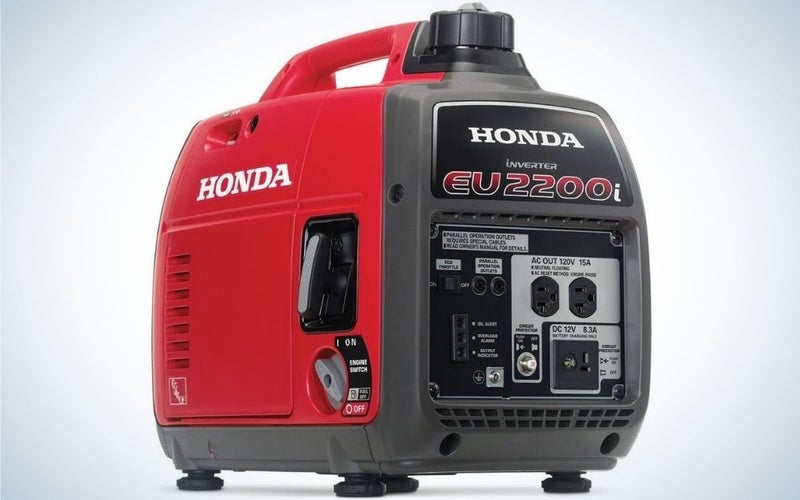 The Honda 662220 EU2200i Portable Inverter Generator is the best gas generator for travelers.