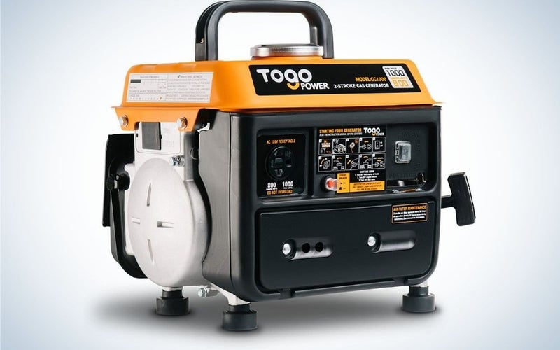The TogoPower Portable Generator is the best gas generator for small appliances.