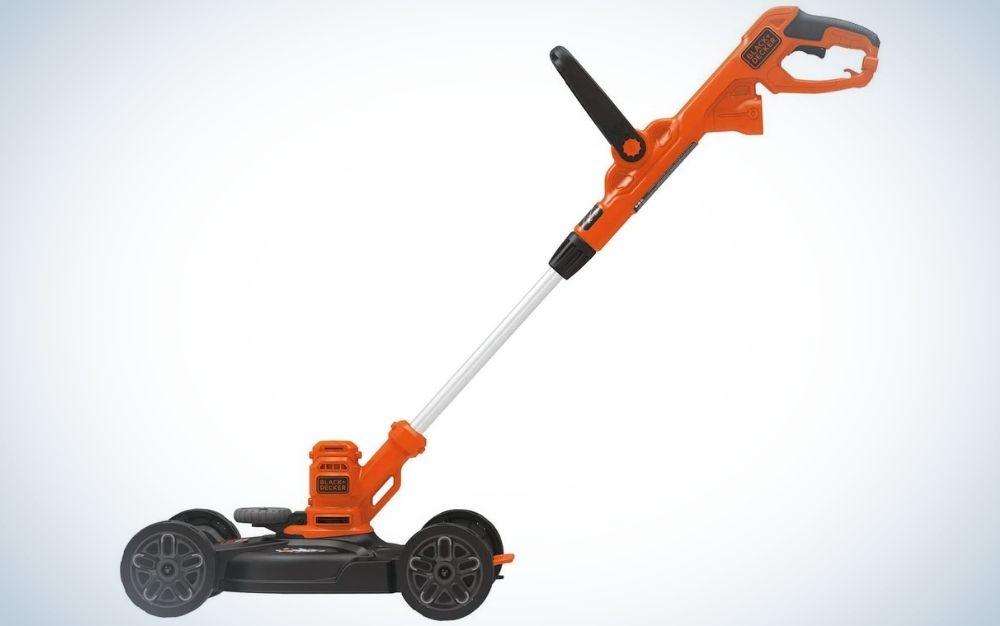 The Black and Decker Electric Lawn Mower/Trimmer is the best electric lawn mower for city dwellers.