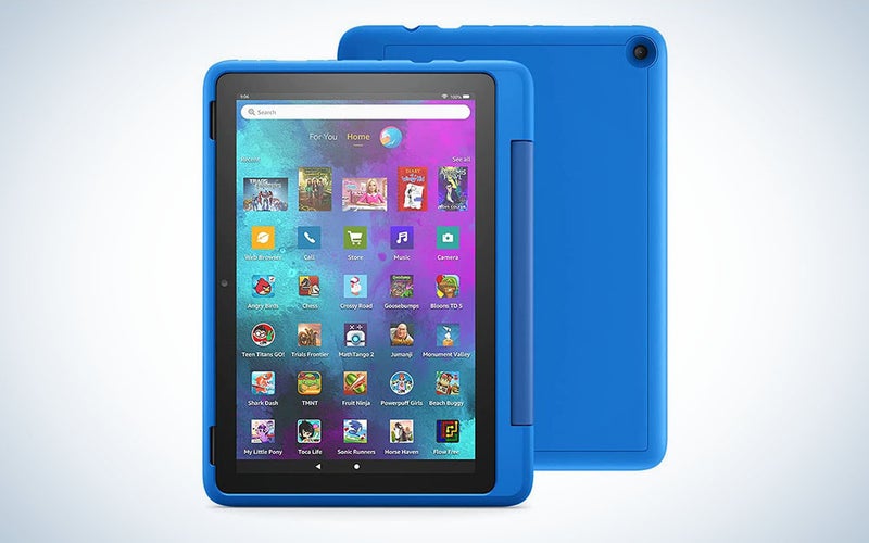 The Amazon Fire HD 10 Kids Pro Tablet is the best tablet for kids between seven and 10 years old.