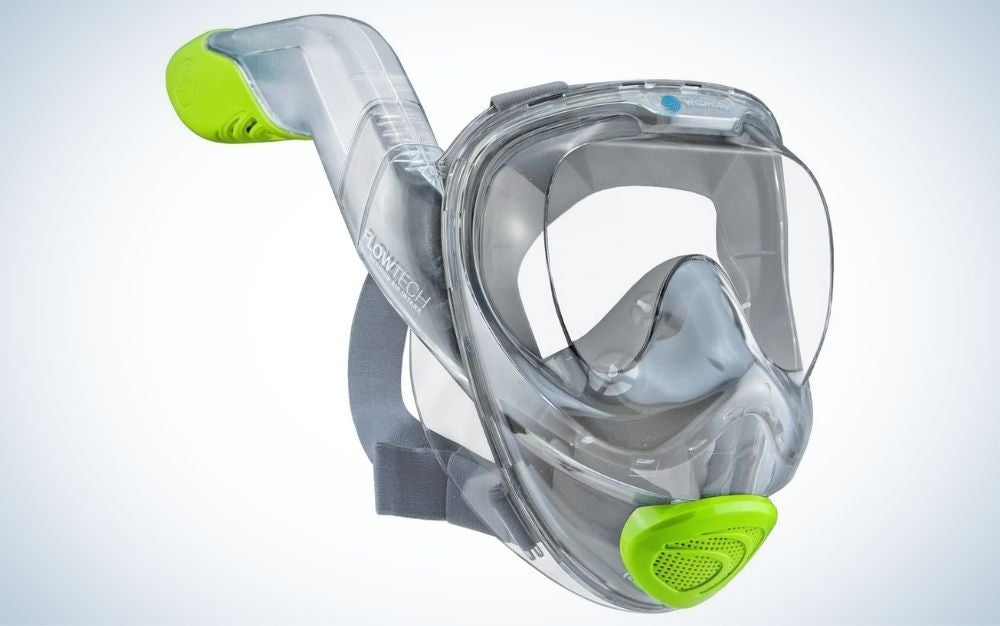 The WildHorn Outfitters Seaview is the best full-face snorkel mask with a camera mount.