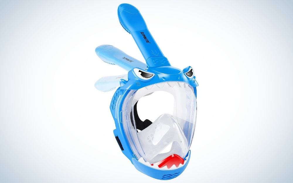 Zipoute makes the best full-face snorkel mask for kids.