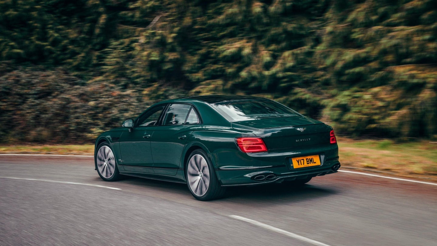 Bentley Flying Spur in forest green