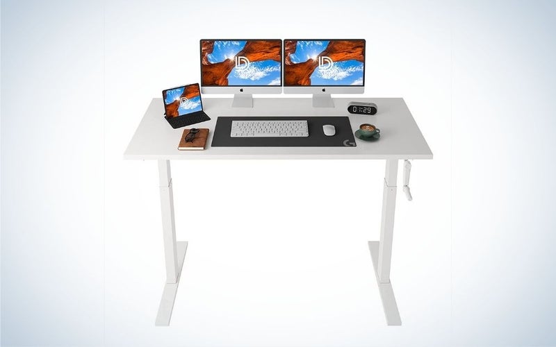 The DEVAISE Standing Desk is the best standing computer desk.