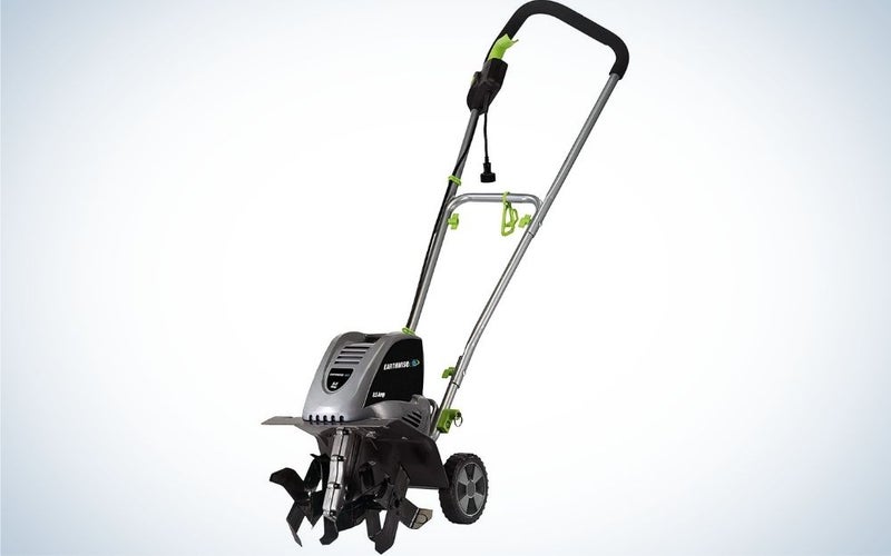 The Earthwise TC70001 Corded Electric Tiller is the best budget garden tiller.
