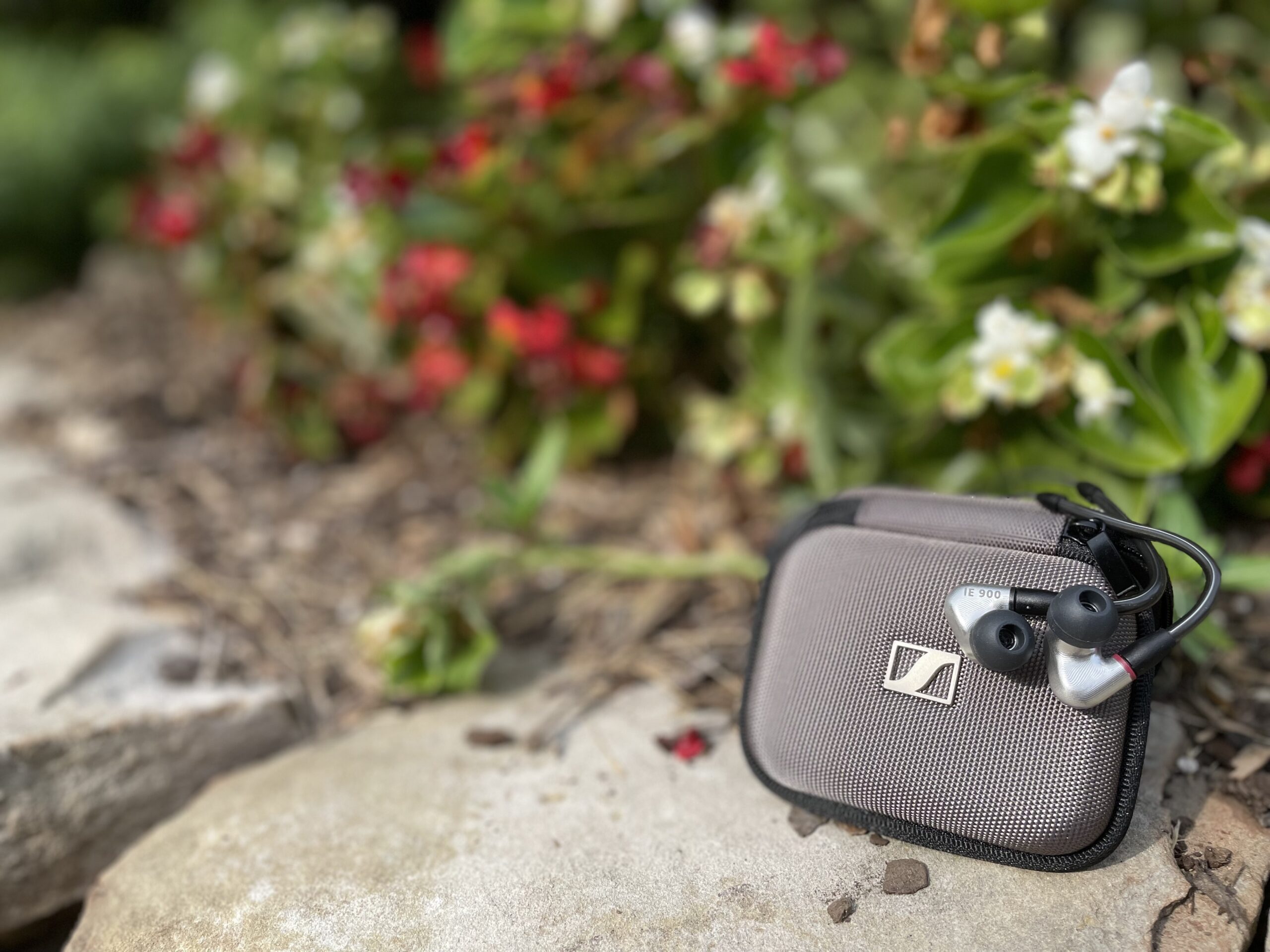 IE 900 on box with flowers