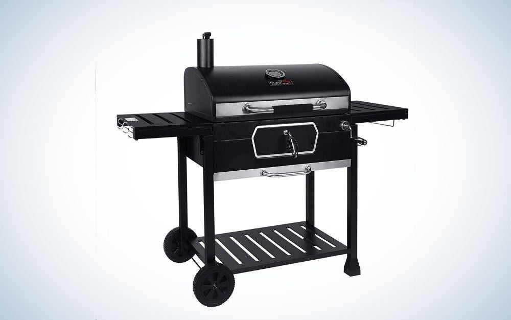 The Royal Gourmet CD2030AN Charcoal Grill and BBQ Smoker is the best for big families.