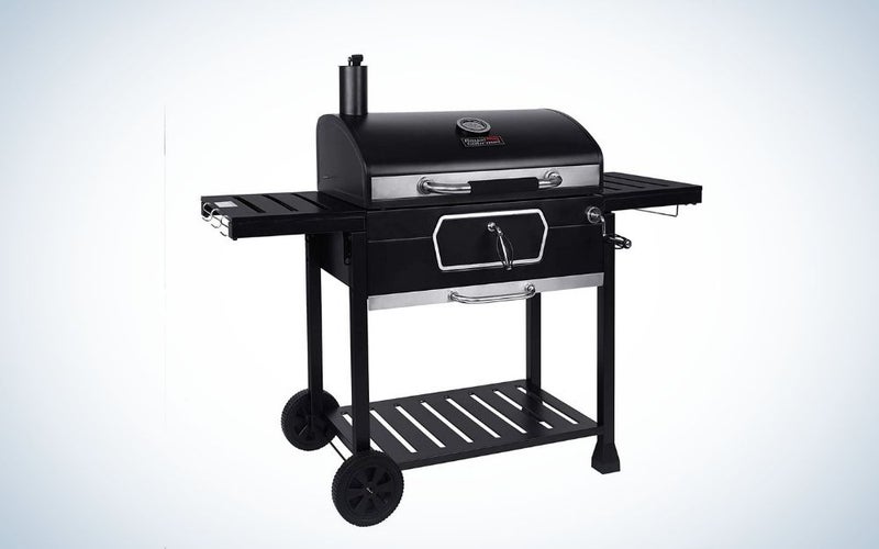 The Royal Gourmet CD2030AN Charcoal Grill and BBQ Smoker is the best for big families.