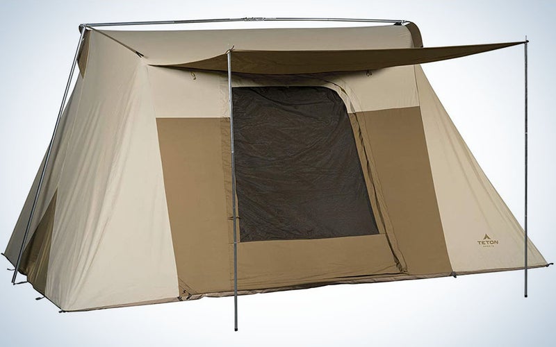 The Teton Sports Mesa Canvas Tent is the best all-weather tent