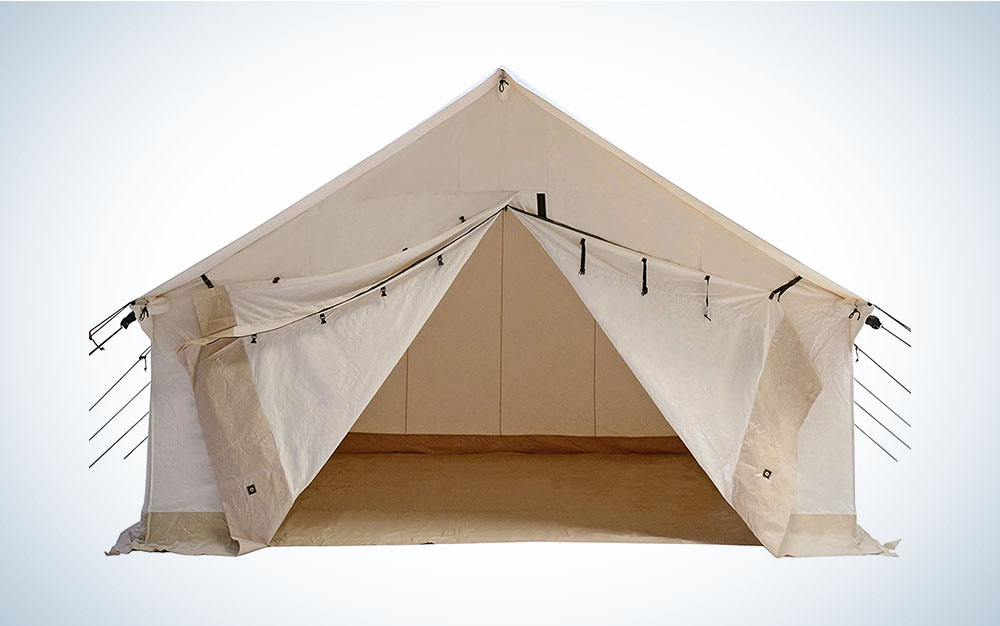 The Whiteduck Alpha Canvas Tent is the best family tent for those with no budget