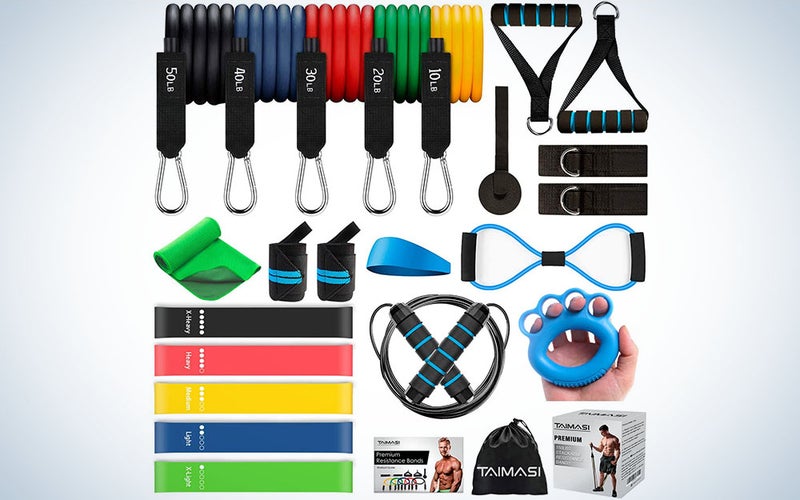 Taimasi 23-Piece Resistance Bands Set is the best set.