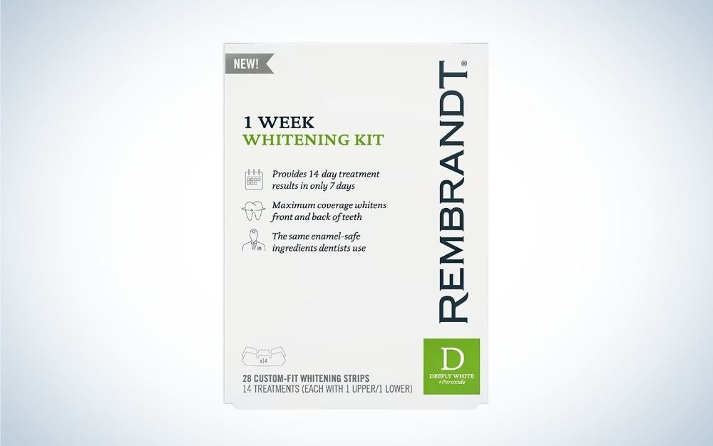 The Rembrandt 1-Week Teeth-Whitening Kit has the best coverage.