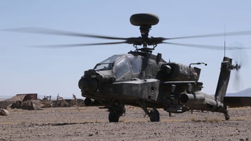 an apache helicopter