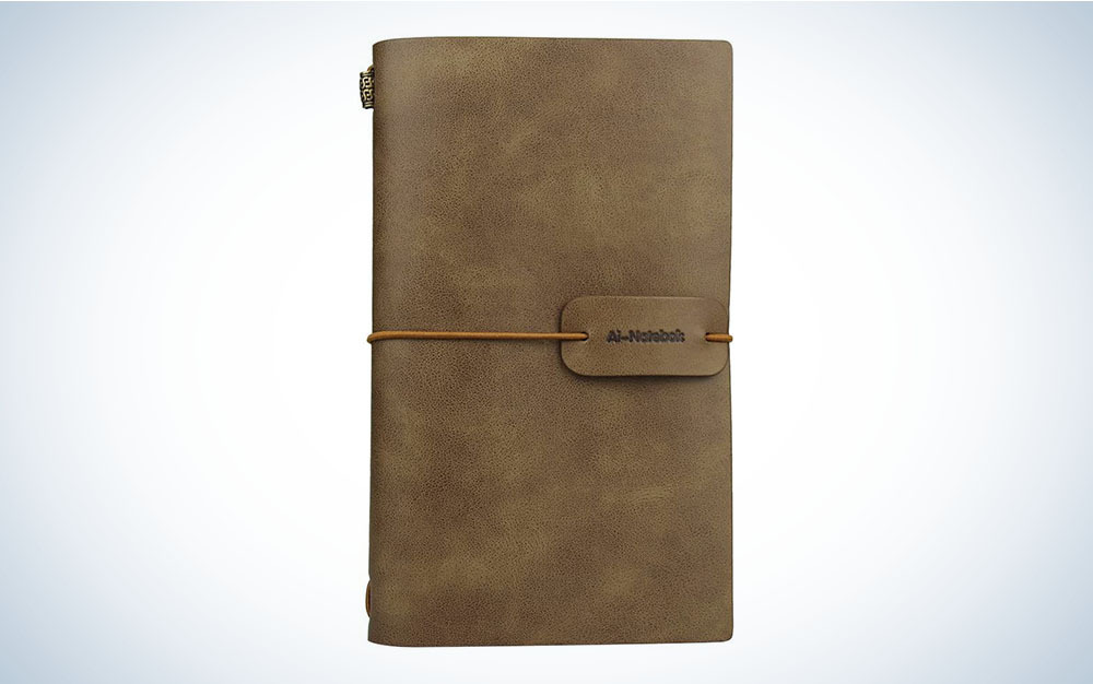 The Ai-Natebok Travel Journal is the best notebook for traveling.