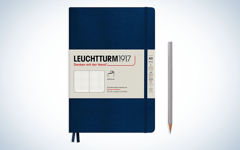 The LEUCHTTURM1917 Medium A5 Dotted Softcover Notebook is the best notebook with a softcover.