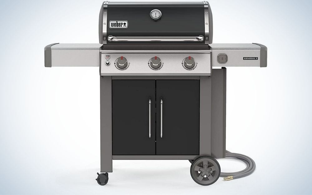The Weber 66015001 Genesis II is the best gas grill for natural-gas homes.