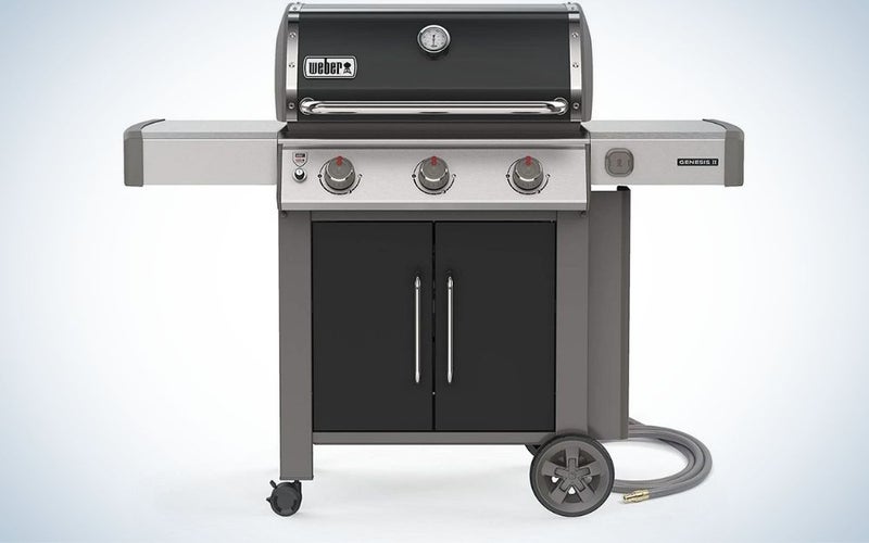 The Weber 66015001 Genesis II is the best gas grill for natural-gas homes.