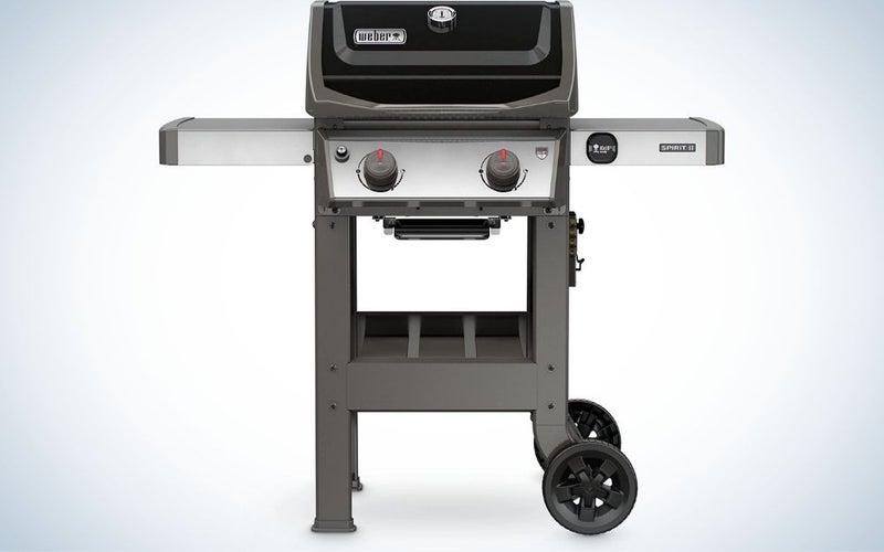 The Weber 44010001 Spirit II Liquid Propane Grill is the best gas grill for first-time homeowners.