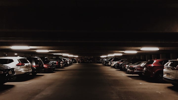 a parking garage