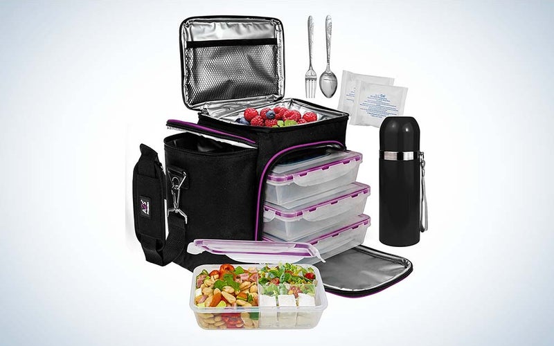 The A2S Complete Meal Prep Lunch Box is the best lunch box and cooler.