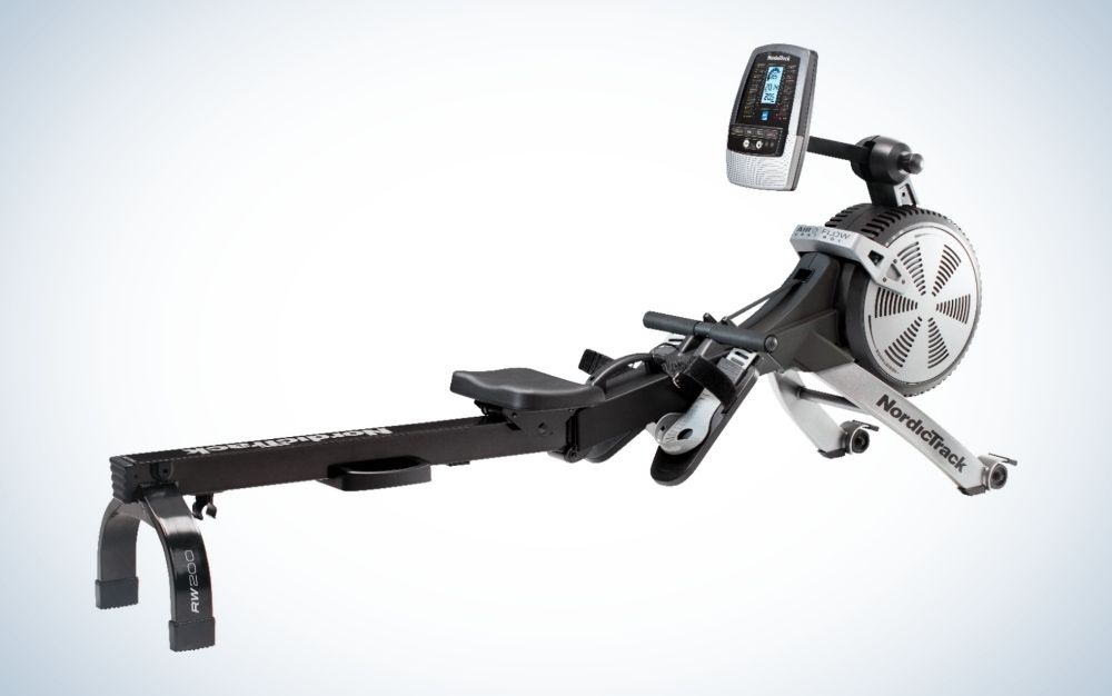 The NordicTrack RW200 is the best rowing machine.
