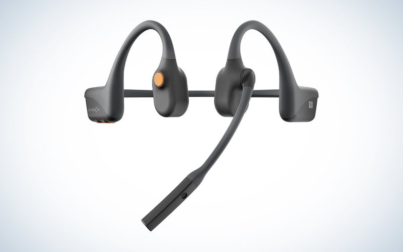 AfterShokz OpenComm are the best bone conduction headphones.
