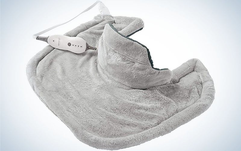 The Sunbeam Heating Pad is the best for neck and shoulder pain.
