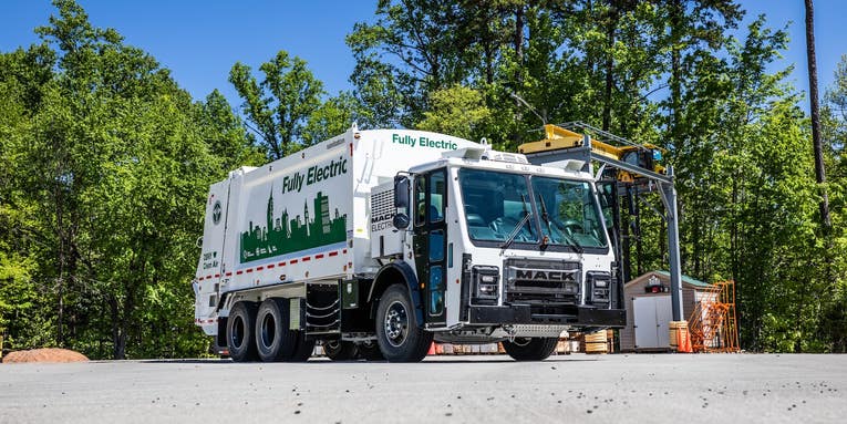 Electric garbage trucks are the quiet, clean titans of waste collection