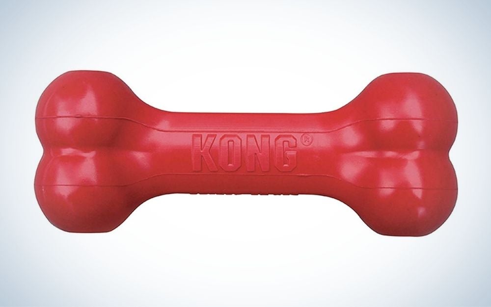 The Kong Goodie Bone Dog Toy is the best chew dog toy.
