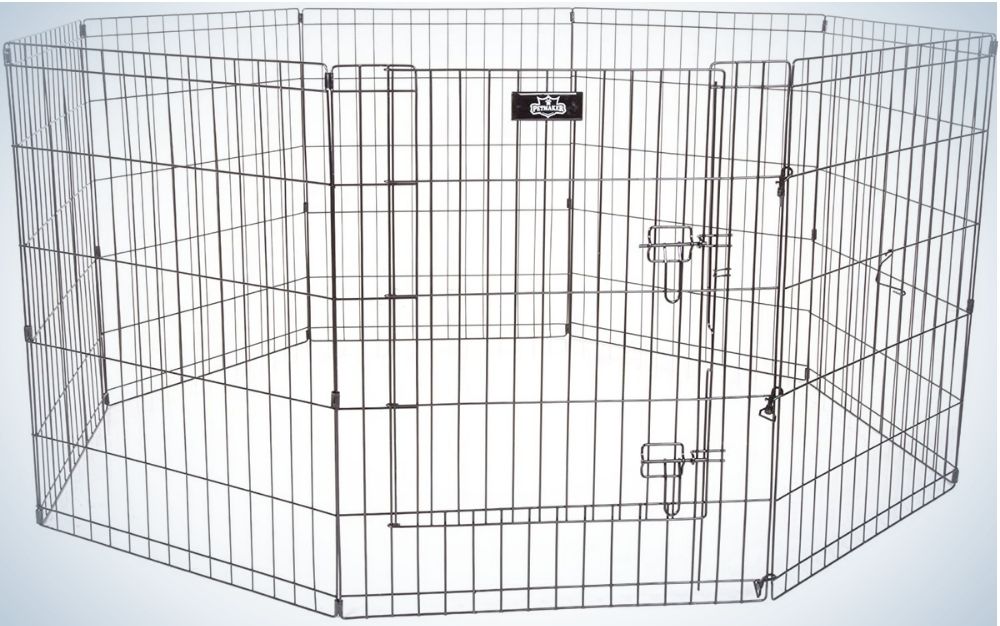 The Petmaker Exercise Playpen is the best dog pen on a budget.
