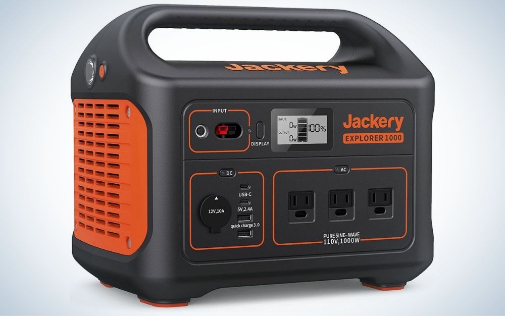 The Jackery Portable Power Station explorer 1000 is the best generator for overnight emergencies.