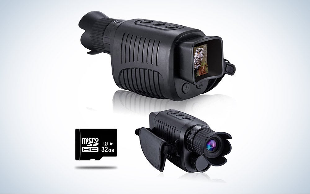 Infrared Night Vision Monocular for security and surveillance outdoors 
