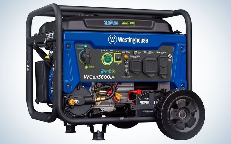 The Westinghouse Outdoor Portable Generator is the best electric generator for RVs.