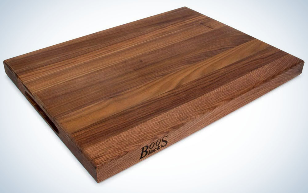 The John Boos reversible cutting board is the best splurge cutting board