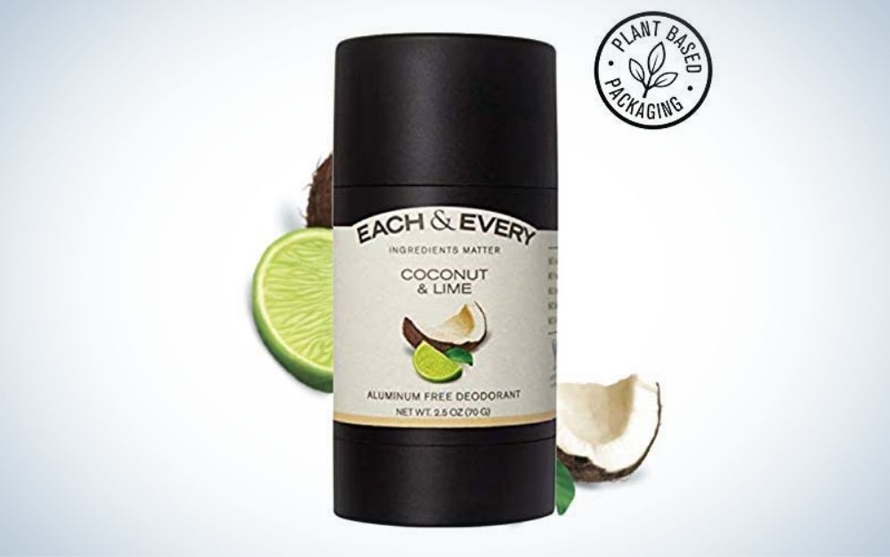 Each & Every Natural Aluminum-Free Deodorant for Sensitive Skin is the best for sensitive skin.