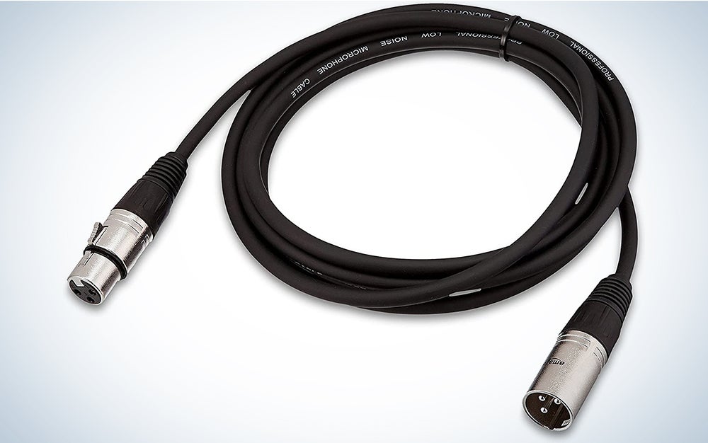 AmazonBasics XLR cable is our pick for best XLR cables.