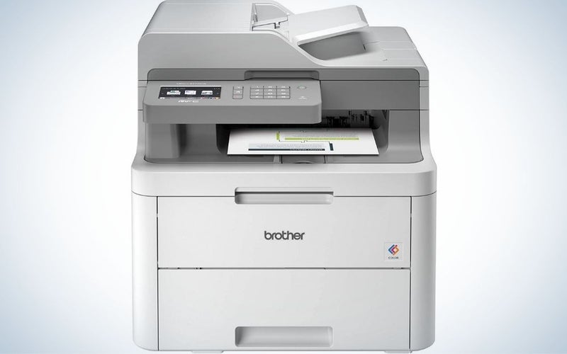 The Brother MFC-L3710W Compact Digital All-in-One Printer is the best copy machine for small businesses.